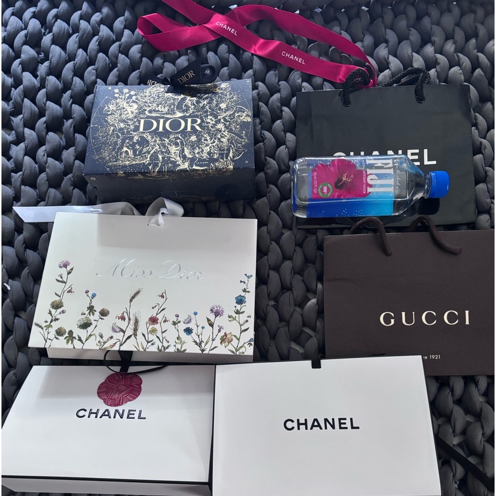 CHANEL, GUCCI, DIOR paper BAGS